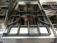 Inox 2-spits gasfornuis - afbeelding 2 van  3