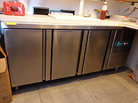 Inox 3-deur koelkast topcold - afbeelding 1 van  6