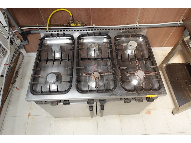 Inox 6-pits gasfornuis atag - afbeelding 5 van  11