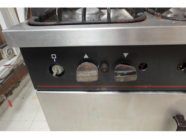 Inox 6-pits gasfornuis atag - afbeelding 6 van  11