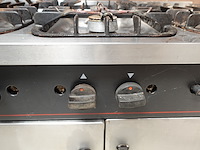 Inox 6-pits gasfornuis atag - afbeelding 7 van  11