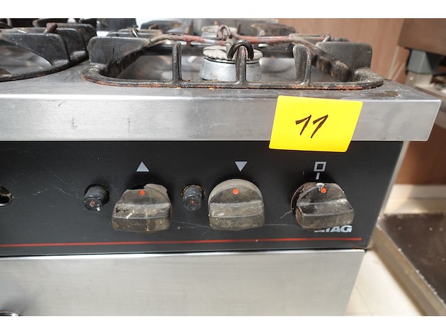 Inox 6-pits gasfornuis atag - afbeelding 8 van  11