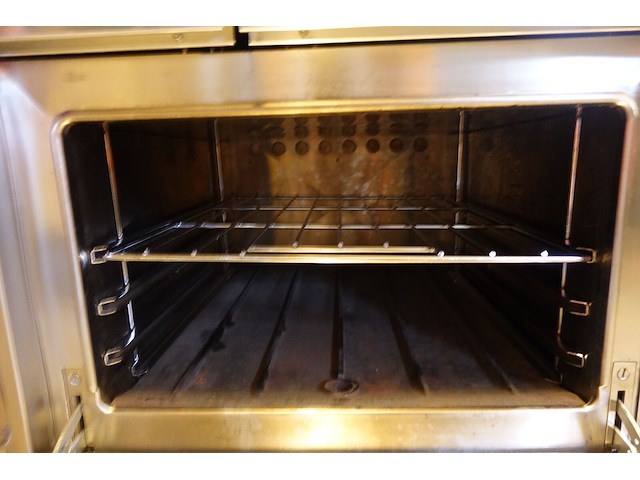 Inox 6-pits gasfornuis met oven mas-baga - afbeelding 2 van  14