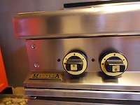 Inox 6-pits gasfornuis met oven mas-baga - afbeelding 10 van  14