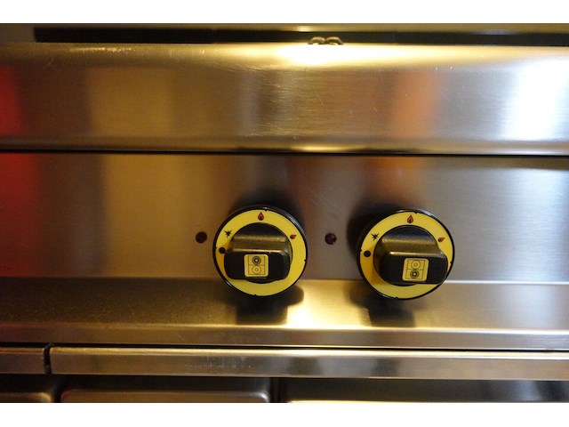 Inox 6-pits gasfornuis met oven mas-baga - afbeelding 12 van  14