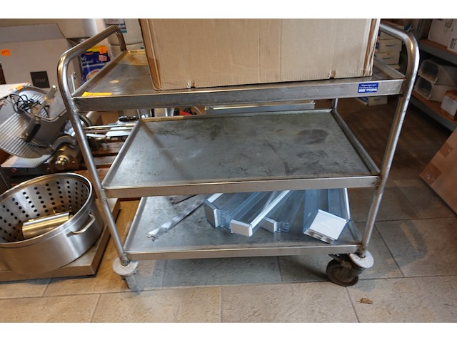 Inox afruimkar - afbeelding 1 van  2