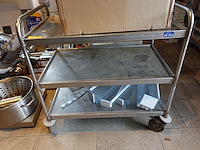 Inox afruimkar - afbeelding 1 van  2