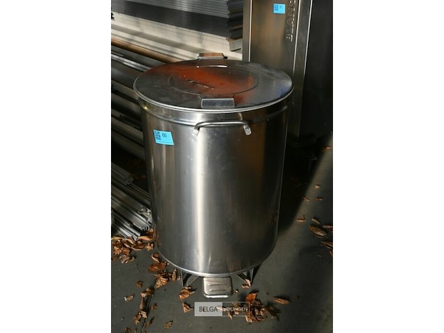 Inox afvalemmer - afbeelding 2 van  4
