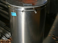 Inox afvalemmer - afbeelding 2 van  4