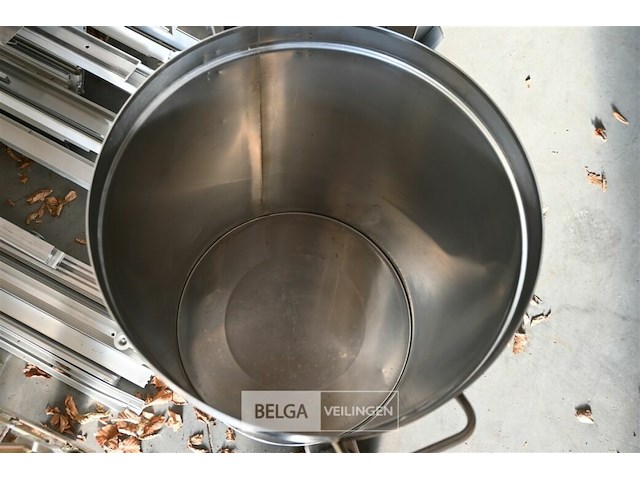 Inox afvalemmer - afbeelding 3 van  4