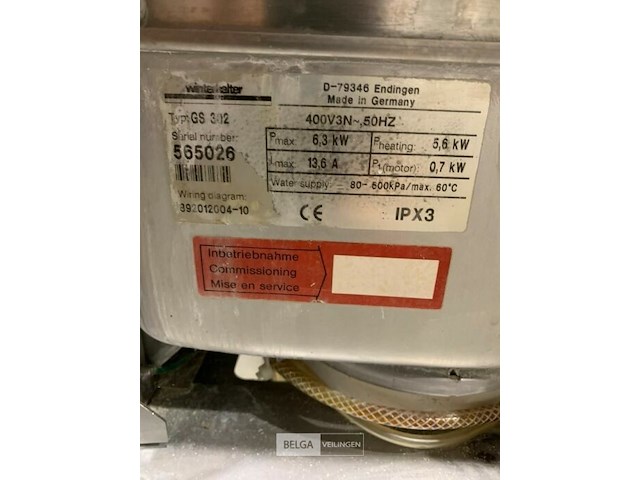 Inox afwasmachine - afbeelding 3 van  5