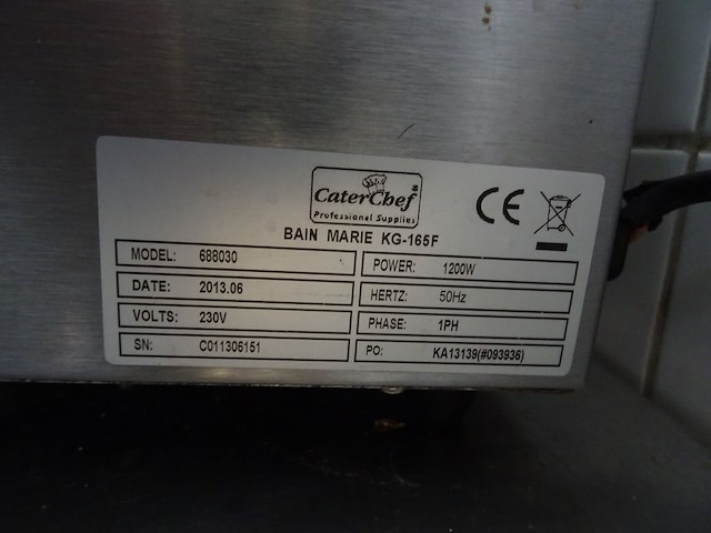 Inox bain-marie caterchef - afbeelding 3 van  3