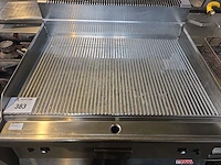 Inox bak/grillplaat - afbeelding 2 van  2