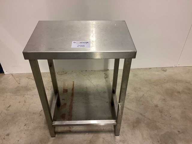 Inox bijzettafel - afbeelding 1 van  1