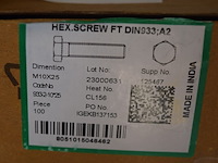 Inox bouten m10x25, ca. 4 doosjes - afbeelding 2 van  2