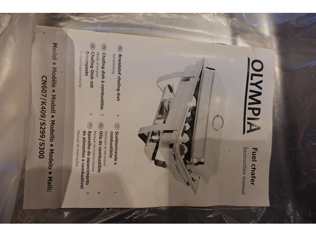 Inox chafing disch olympia - afbeelding 1 van  2