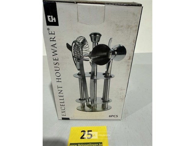 Inox coctailset 6-delig - afbeelding 3 van  3