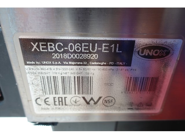 Inox combi-oven unox - afbeelding 10 van  10