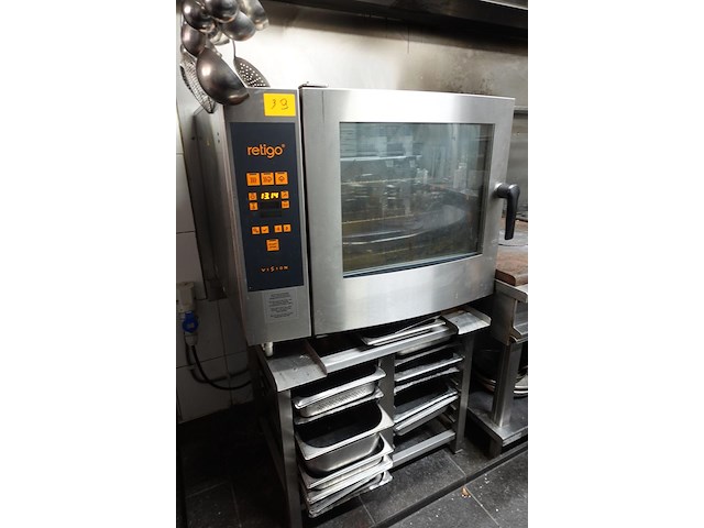 Inox combisteamer retigo + inox onderstel - afbeelding 1 van  5