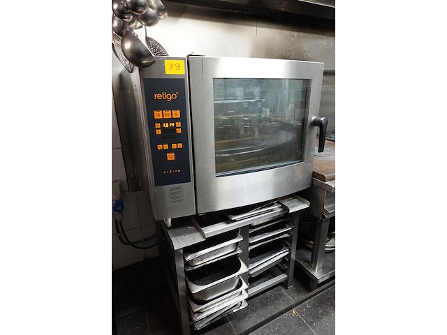 Inox combisteamer retigo + inox onderstel - afbeelding 2 van  5