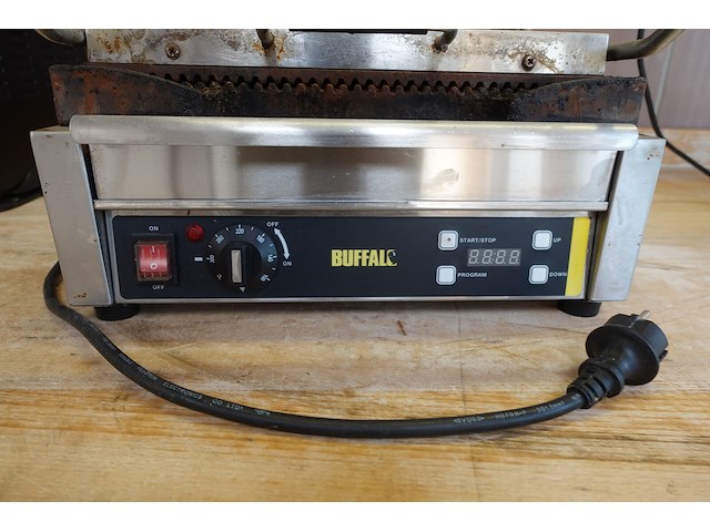 Inox contactgrill buffalo - afbeelding 3 van  5