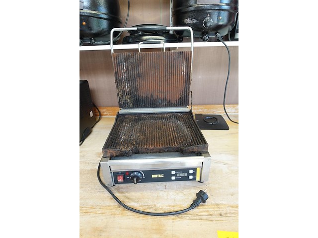 Inox contactgrill buffalo - afbeelding 4 van  5