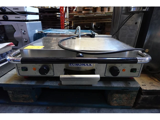 Inox contactgrill euromax - afbeelding 1 van  5