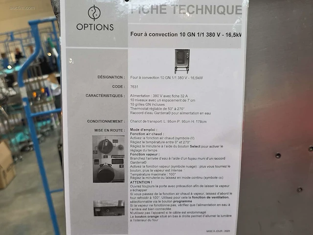 Inox convectie oven inoxtrend - afbeelding 7 van  8