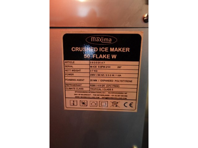 Inox crushed-ice machine maxima - afbeelding 4 van  4