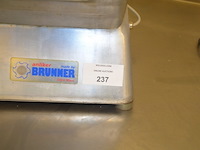 Inox cutter brunner met toebehoren in bak - afbeelding 3 van  7
