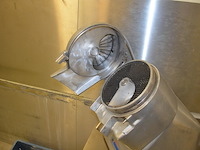 Inox cutter brunner met toebehoren in bak - afbeelding 4 van  7