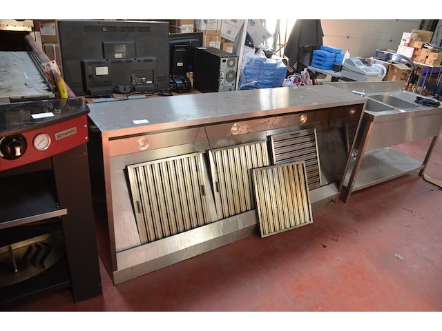 Inox dampkap 2m (2) - afbeelding 2 van  7
