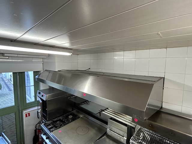 Inox dampkap + motor - afbeelding 2 van  4