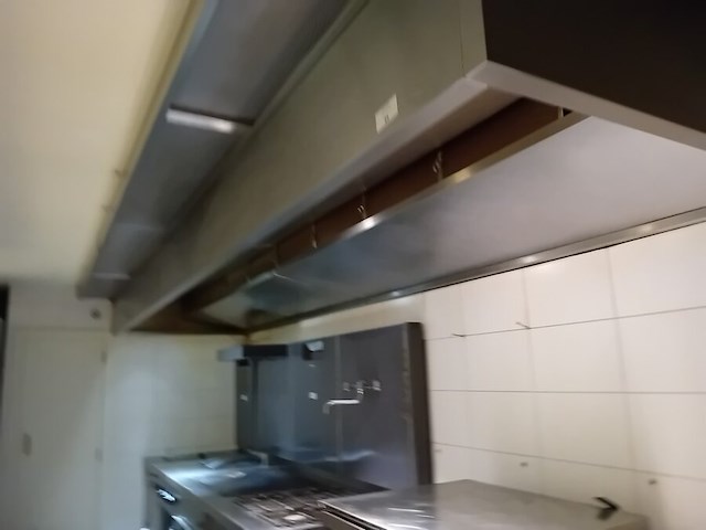Inox dampkap rubbens met buitenmotor afm. 460x120 (7) - afbeelding 1 van  5