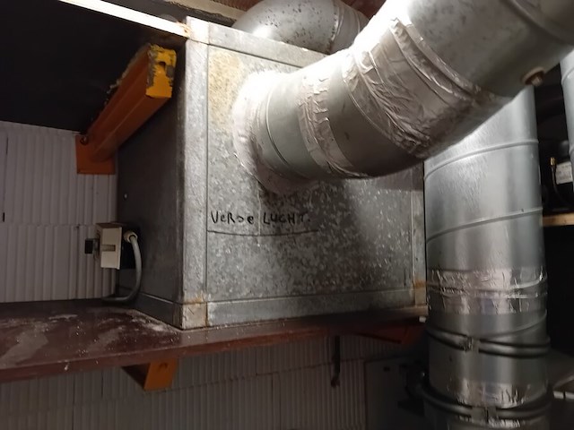Inox dampkap rubbens met buitenmotor afm. 460x120 (7) - afbeelding 2 van  5