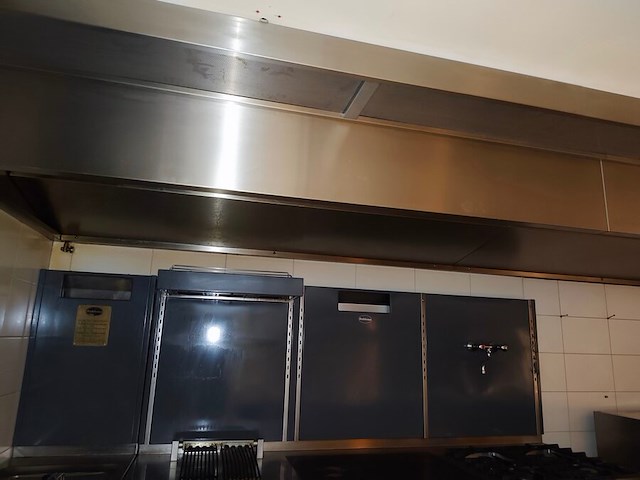 Inox dampkap rubbens met buitenmotor afm. 460x120 (7) - afbeelding 4 van  5