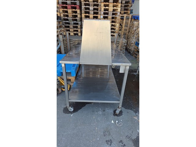Inox doorgeeftafel - afbeelding 1 van  2