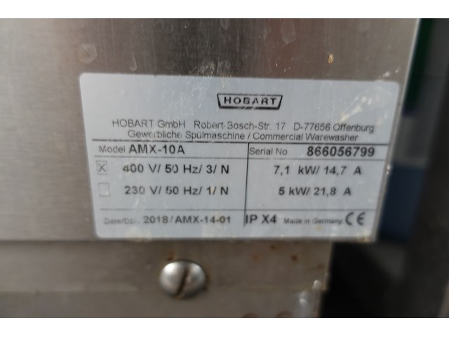 Inox doorschuifvaatwasser hobart - afbeelding 9 van  9