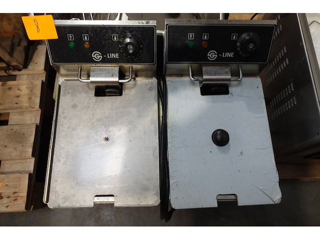 Inox dubbele friteuse g-line - afbeelding 2 van  6