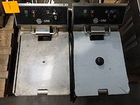 Inox dubbele friteuse g-line - afbeelding 2 van  6