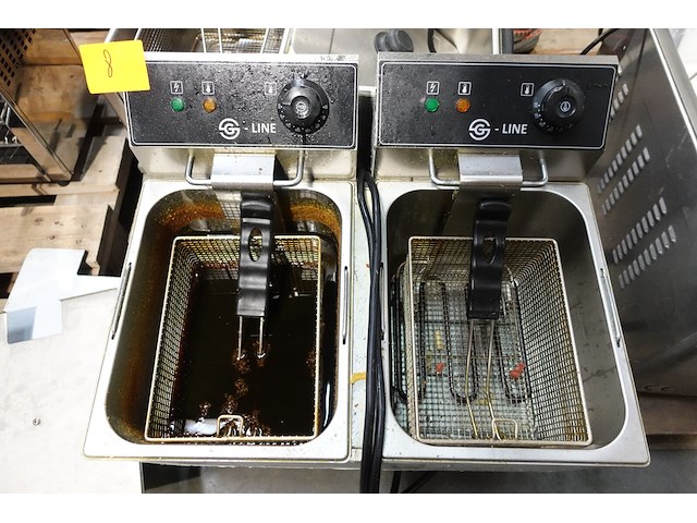 Inox dubbele friteuse g-line - afbeelding 3 van  6