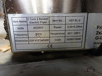 Inox dubbele friteuse g-line - afbeelding 5 van  6