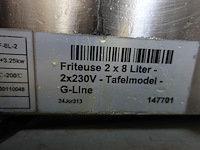 Inox dubbele friteuse g-line - afbeelding 6 van  6