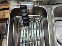 Inox dubbele friteuse ggm gastro - afbeelding 2 van  4
