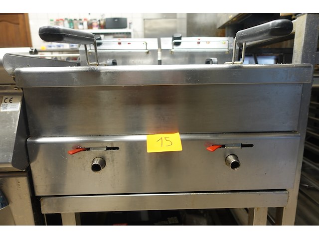 Inox dubbele friteuse - afbeelding 4 van  6