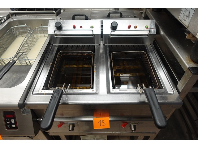 Inox dubbele friteuse - afbeelding 6 van  6