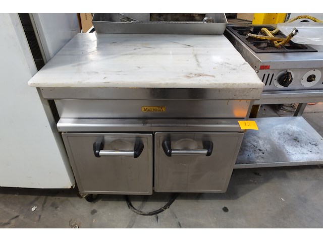 Inox dubbele friteuse - afbeelding 1 van  5