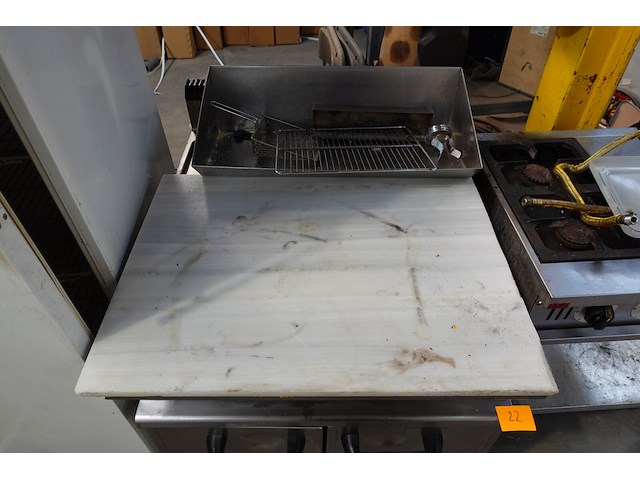 Inox dubbele friteuse - afbeelding 2 van  5