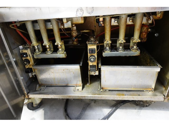 Inox dubbele friteuse - afbeelding 4 van  5