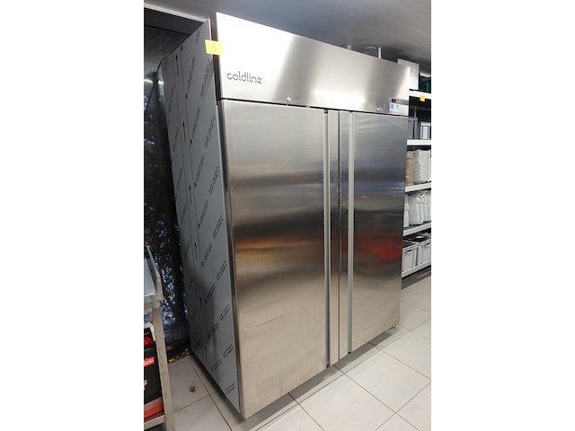 Inox dubbele koelkast coldline - afbeelding 1 van  6